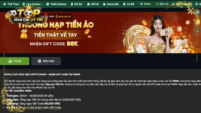 11WIN Khuyến Mãi Mới Nhất 2026 - Tổng Hợp Ưu Đãi Gía Trị Cao 3 11win khuyến mãi