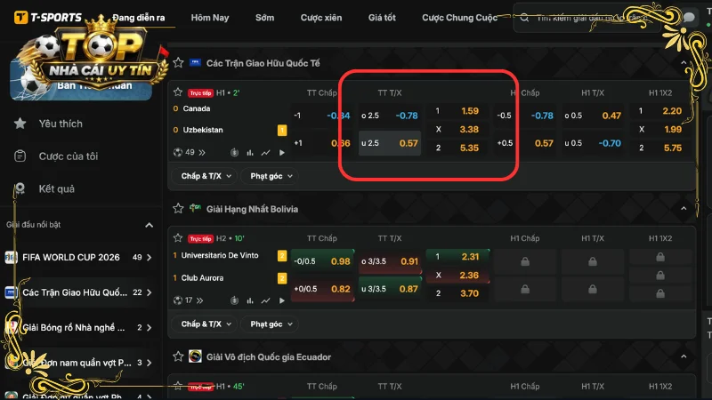 kèo tài xỉu 2-2.5 là gì 3