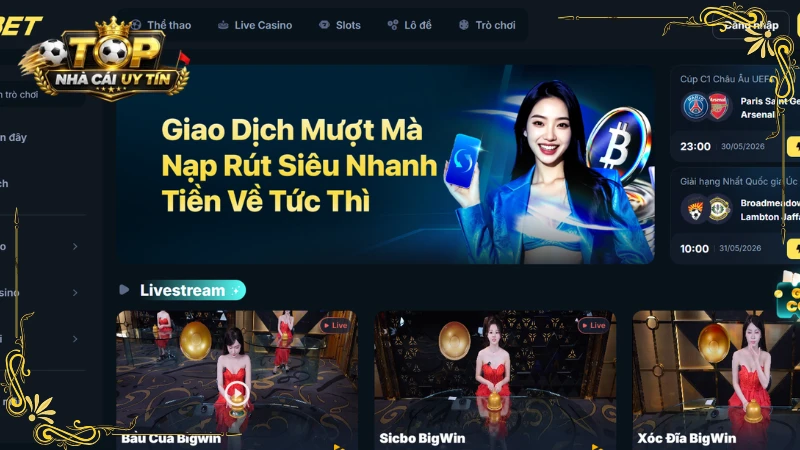 Review 9bet Về Giao Diện Và Trải Nghiệm Tại Nhà Cái 9 BET 4 review 9bet 3