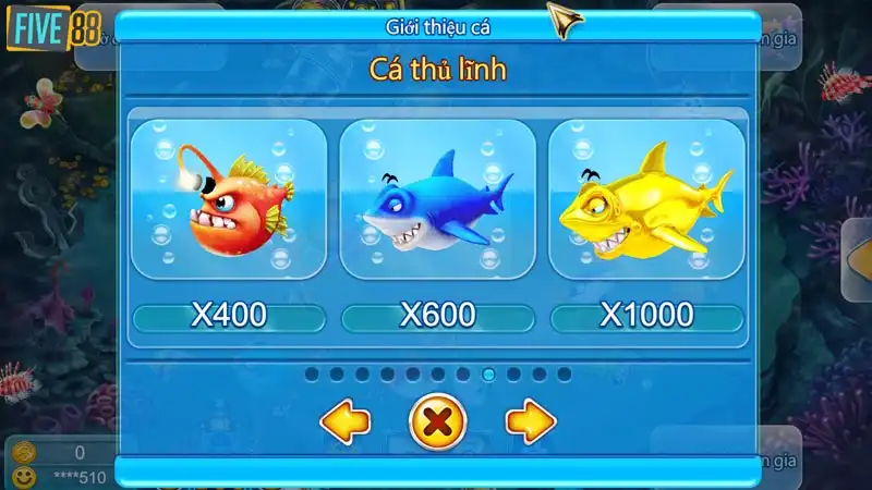 Chúa tể đại dương – Thế giới bắn cá đổi thưởng hấp dẫn